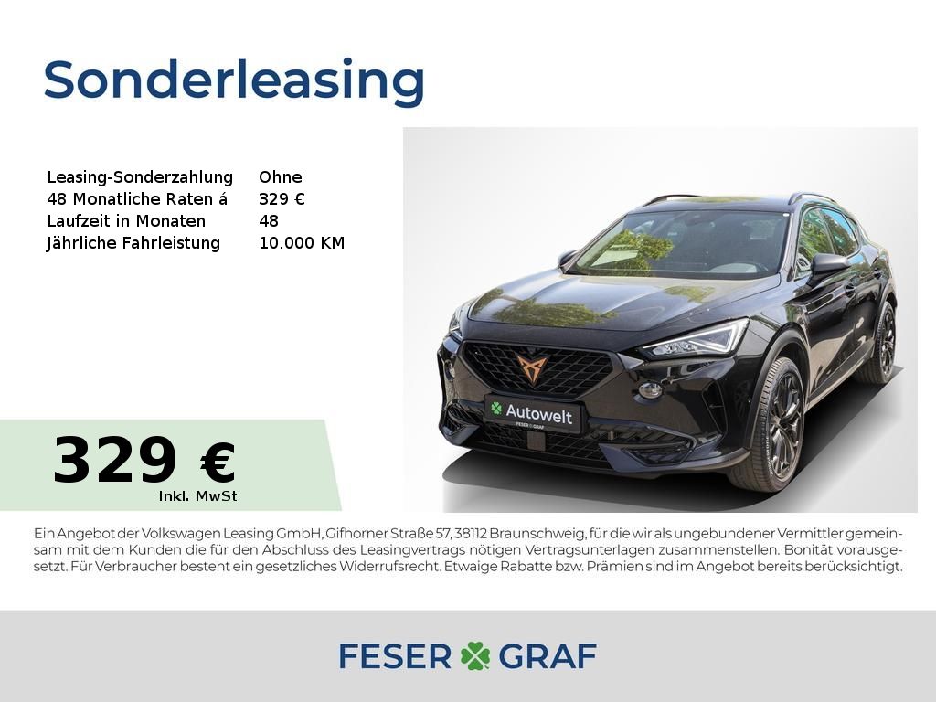 Cupra Formentor 2024 г. Чёрный, пробег 42450 км
