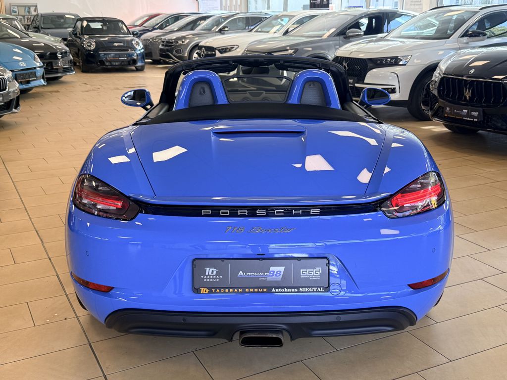 Porsche Boxster 2022 г. Синий, пробег 46693 км