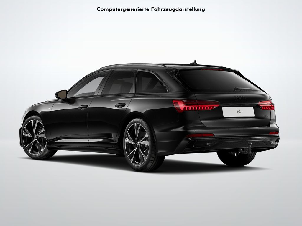 Audi A6 2025 г. Чёрный, пробег 22600 км