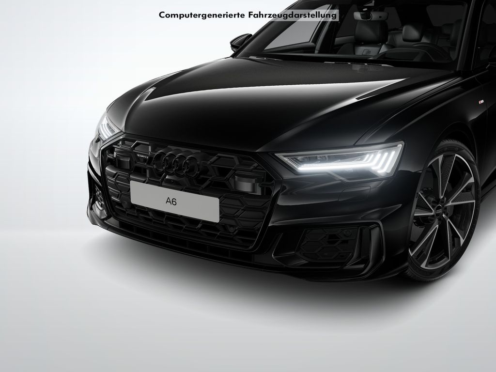 Audi A6 2025 г. Чёрный, пробег 22600 км