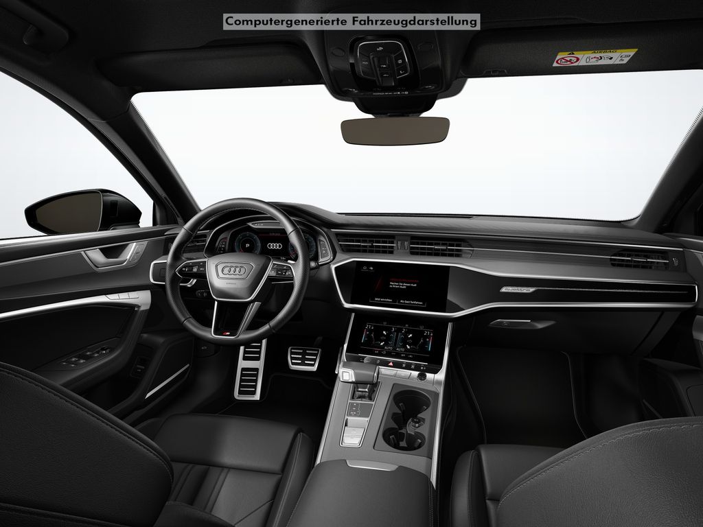 Audi A6 2025 г. Чёрный, пробег 22600 км