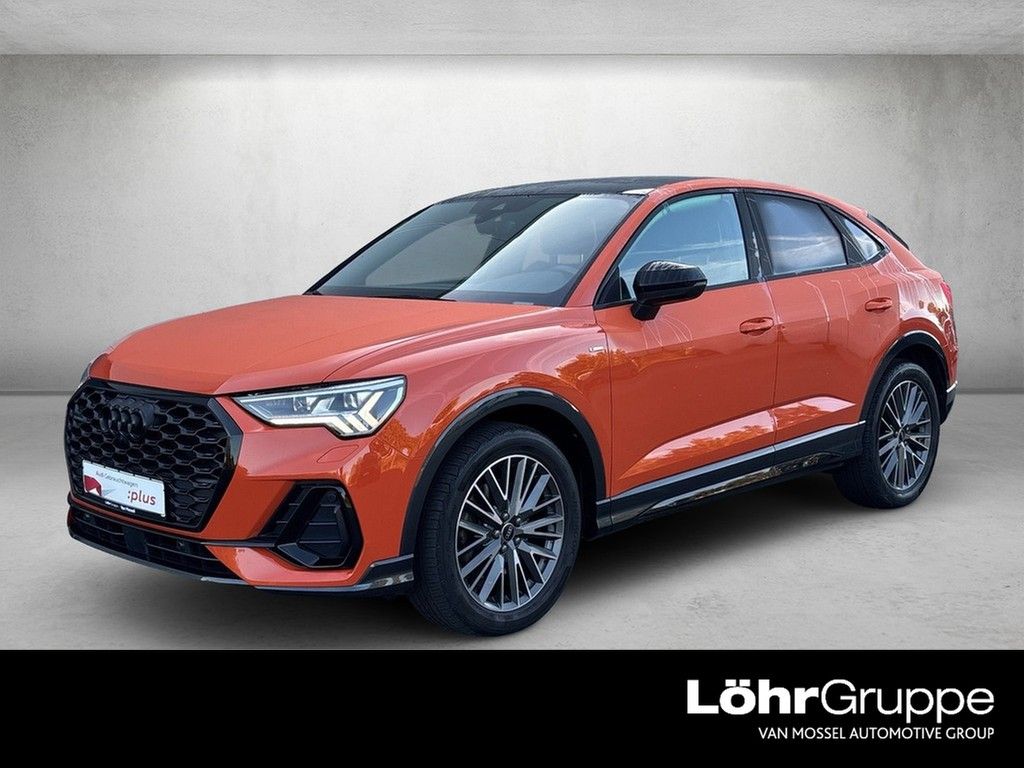 Audi Q3 2023 г. Оранжевый, пробег 53322 км