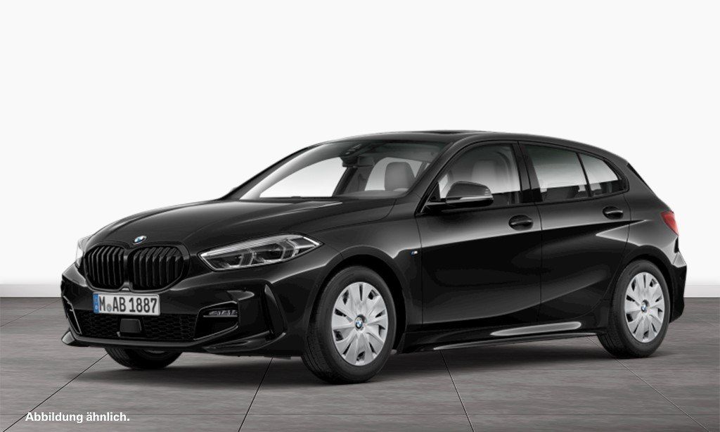 BMW 120 2023 г. Чёрный, пробег 50023 км