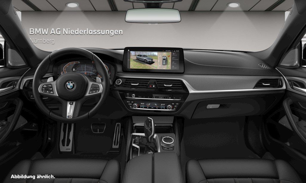 BMW 530 2023 г. Чёрный, пробег 32492 км