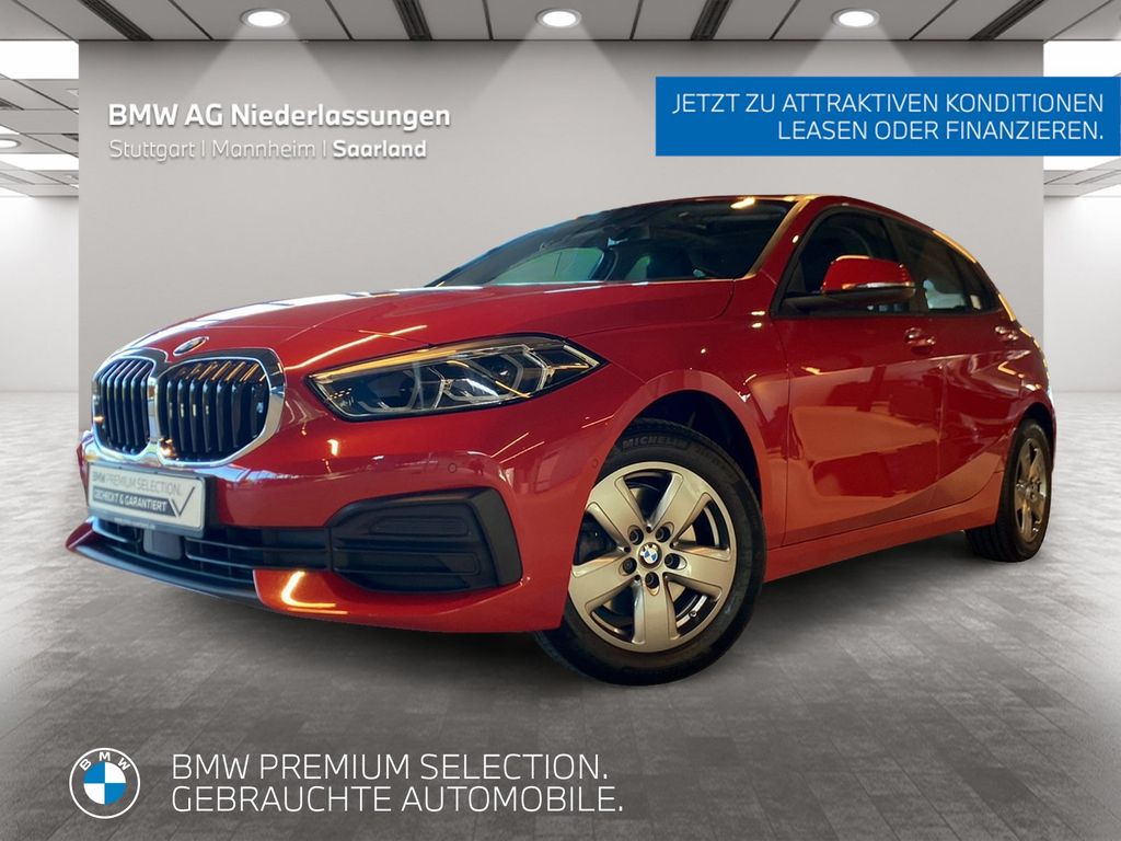 BMW 118 2023 г. Красный, пробег 43513 км