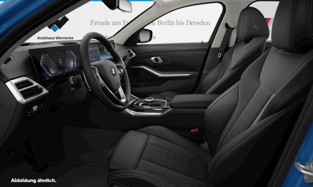 BMW 330 2023 г. Синий, пробег 44874 км