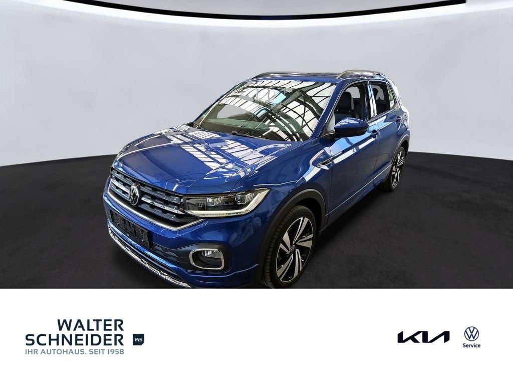 Volkswagen T-Cross 2023 г. Синий, пробег 31350 км