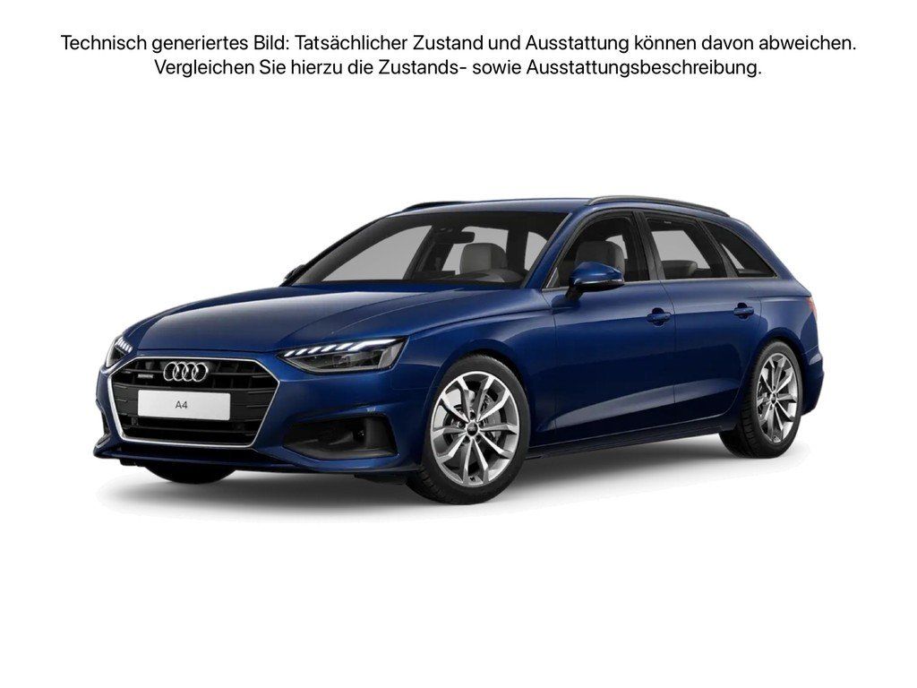 Audi A4 2023 г. Синий, пробег 41400 км