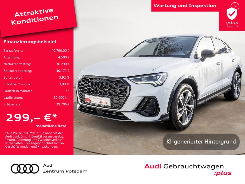 Audi Q3 2025 г. Белый, пробег 4987 км