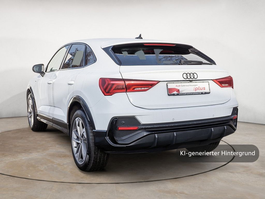 Audi Q3 2025 г. Белый, пробег 4987 км