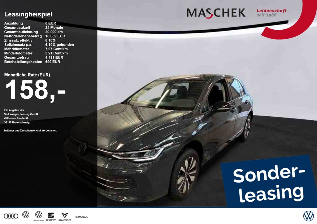 Volkswagen Golf 2024 г. Серый, пробег 29800 км