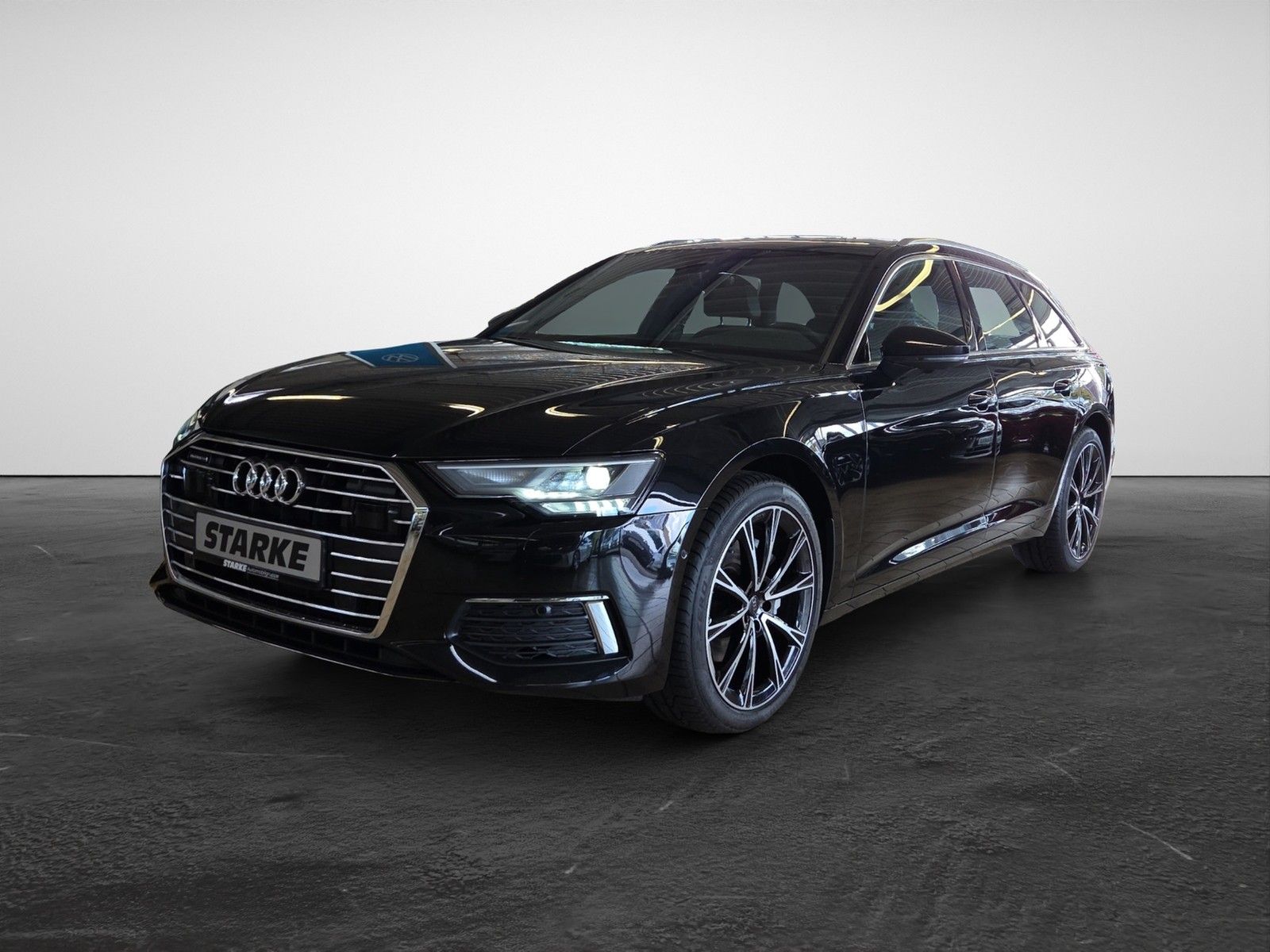 Audi A6 2023 г. Чёрный, пробег 45504 км