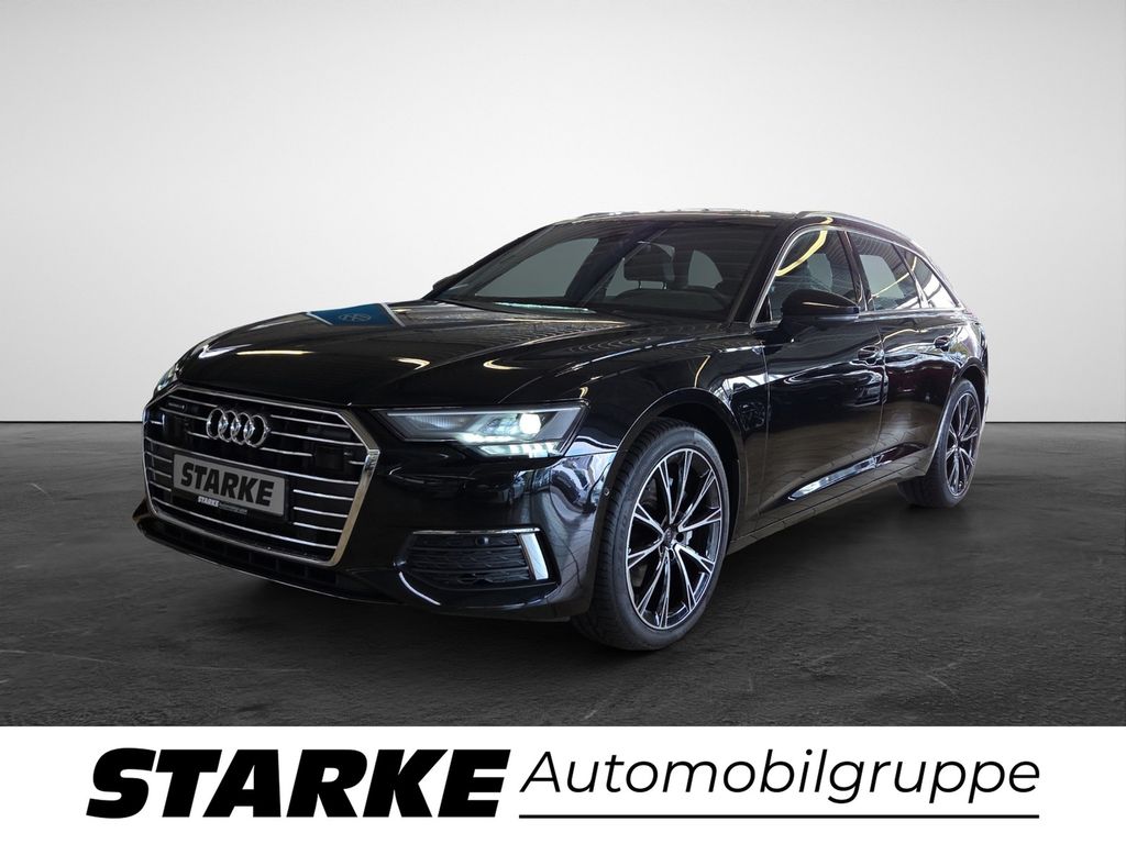 Audi A6 2023 г. Чёрный, пробег 45504 км