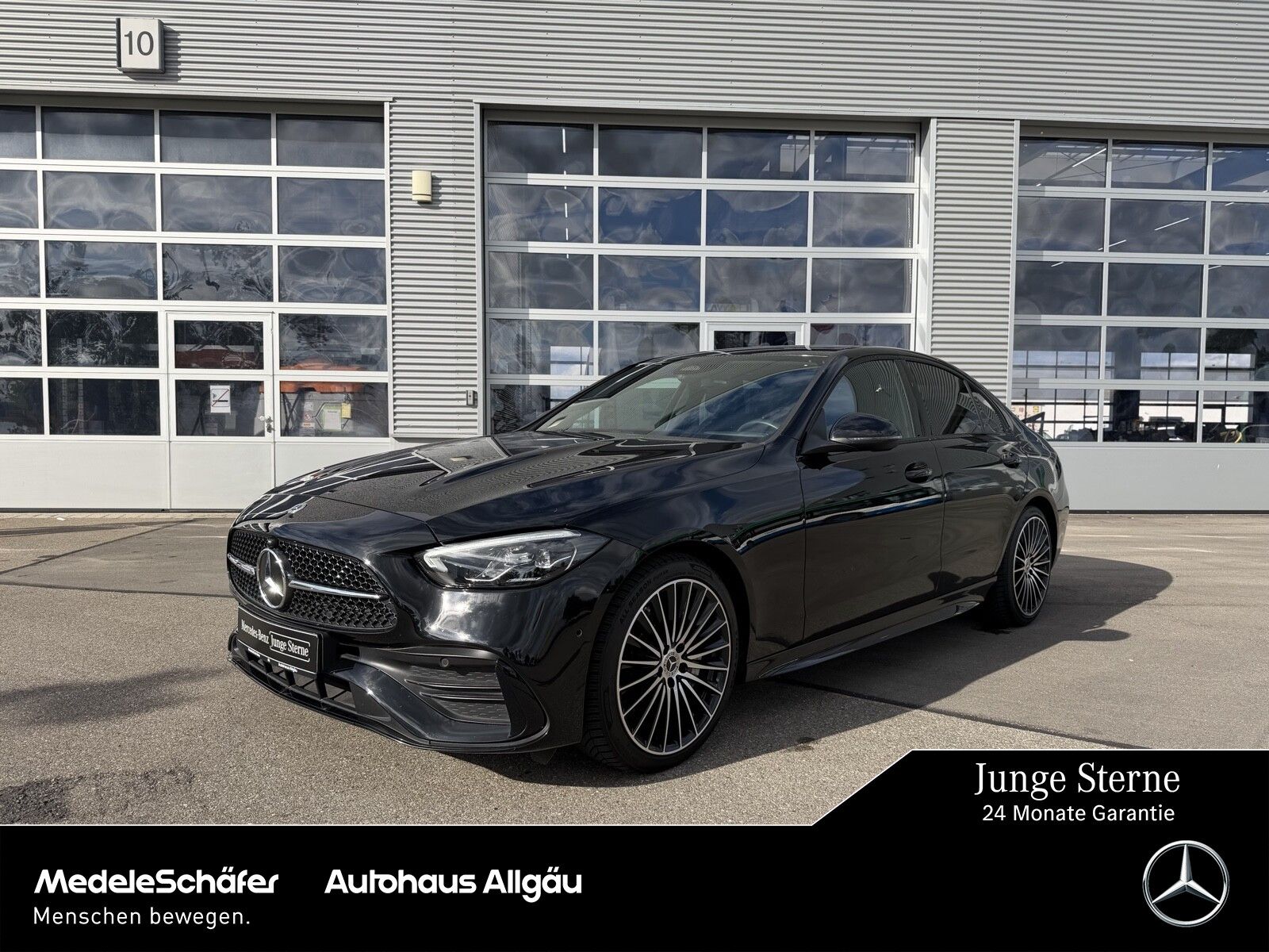Mercedes-Benz C 180 2024 г. Чёрный, пробег 42350 км