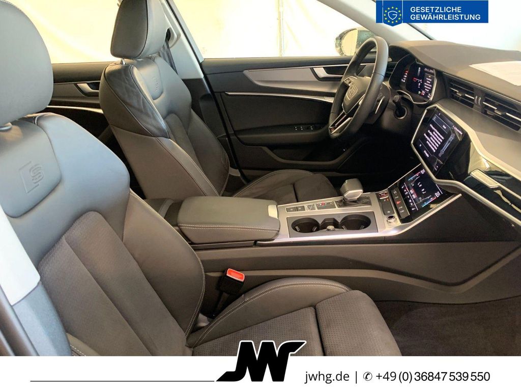 Audi S6 2023 г. Чёрный, пробег 19980 км