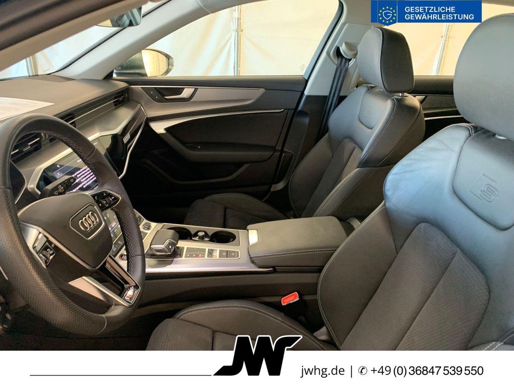 Audi S6 2023 г. Чёрный, пробег 19980 км