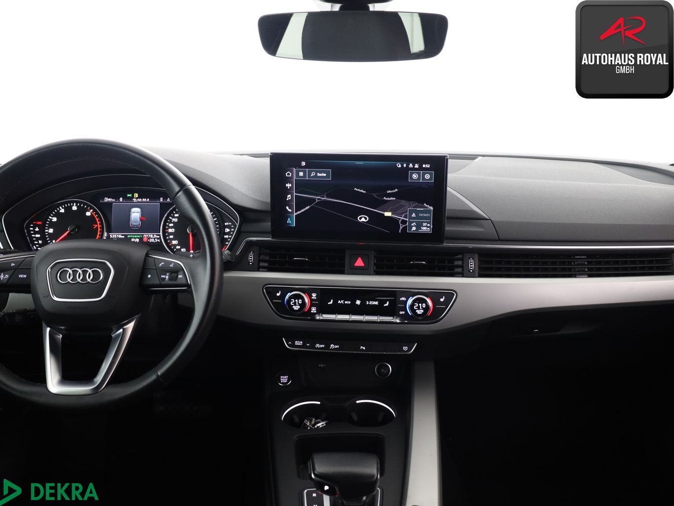 Audi A4 2022 г. Чёрный, пробег 53510 км