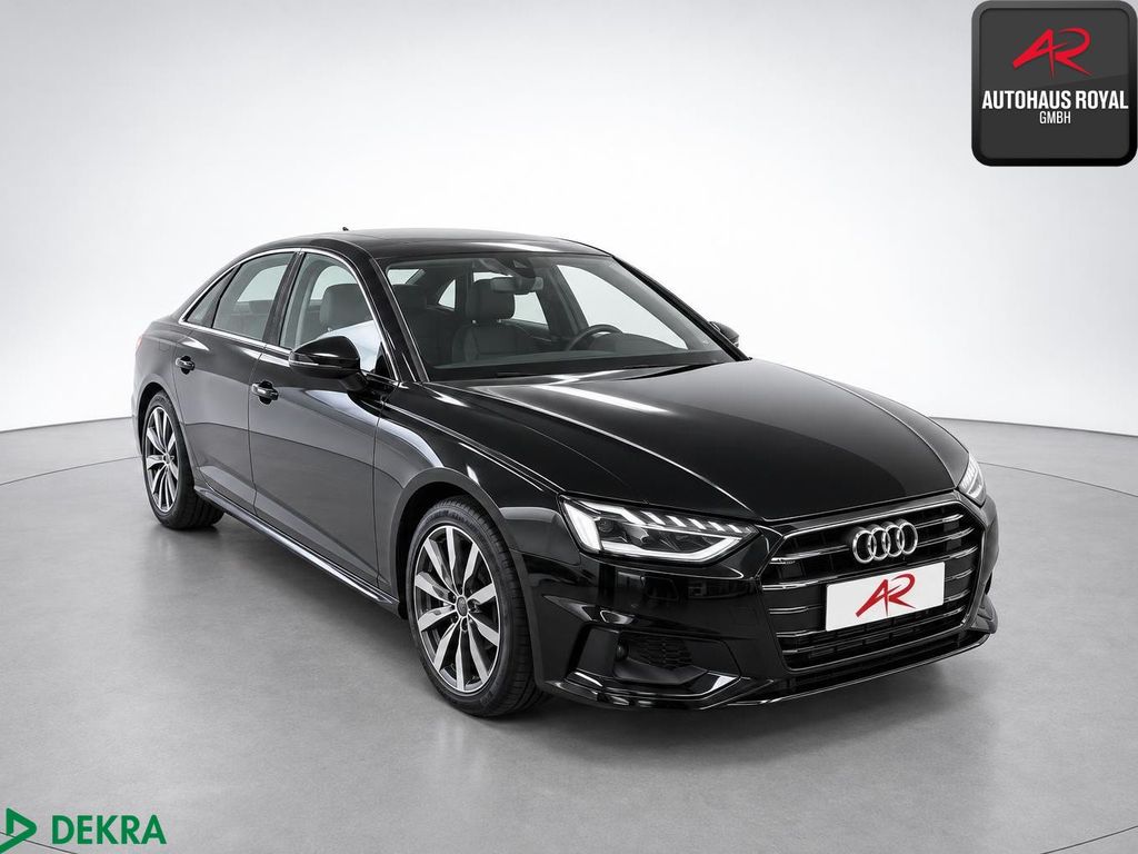 Audi A4 2021 г. Чёрный, пробег 38385 км