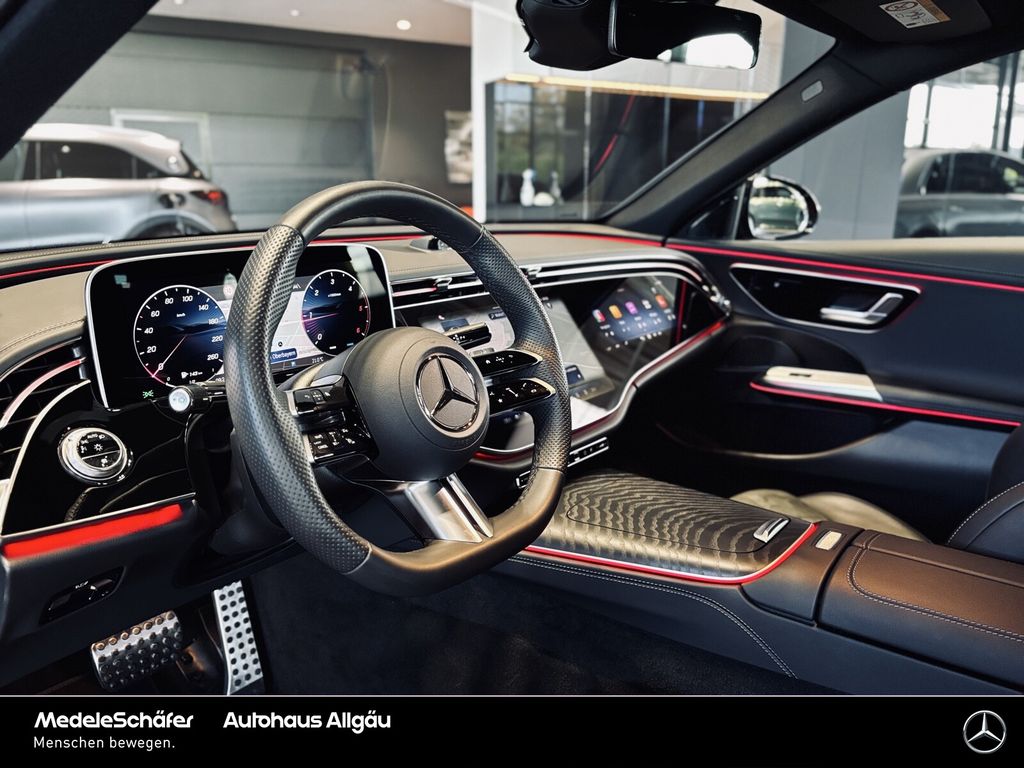 Mercedes-Benz E 220 2025 г. Красный, пробег 21041 км