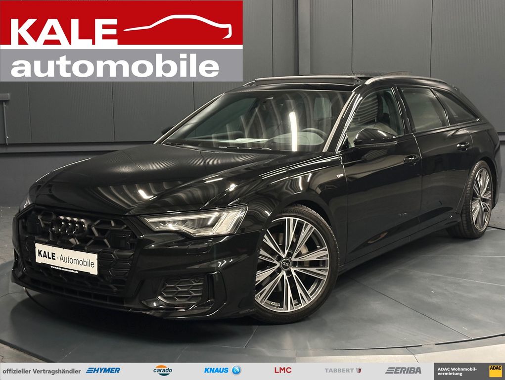 Audi A6 2023 г. Чёрный, пробег 46000 км