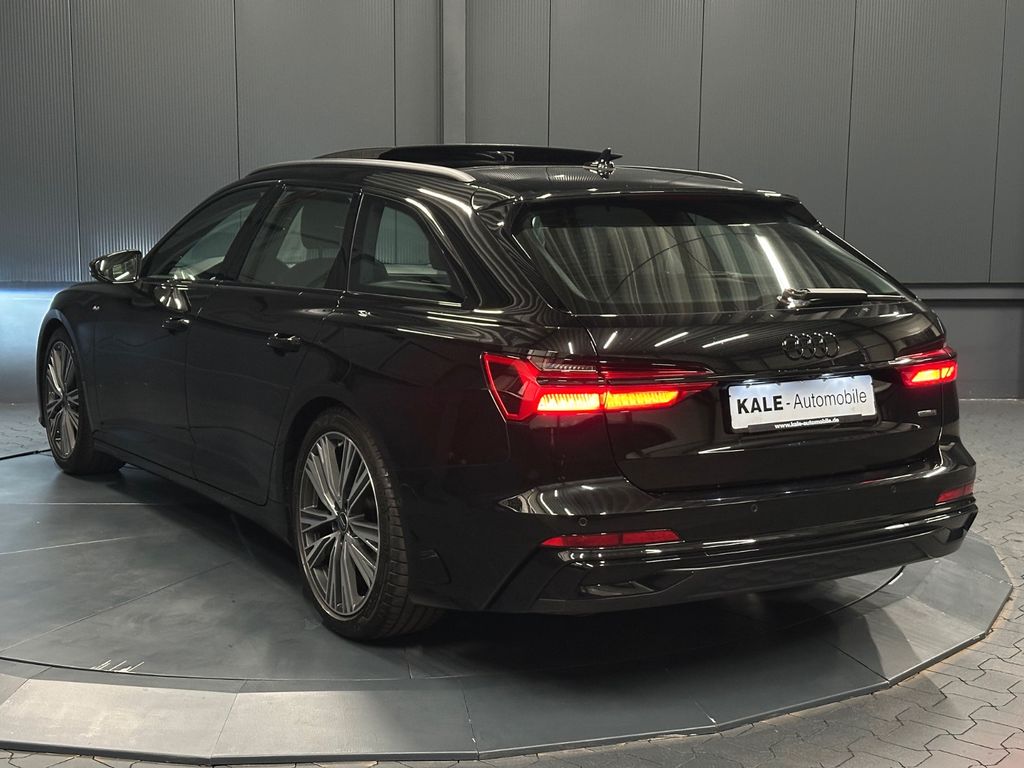 Audi A6 2023 г. Чёрный, пробег 46000 км