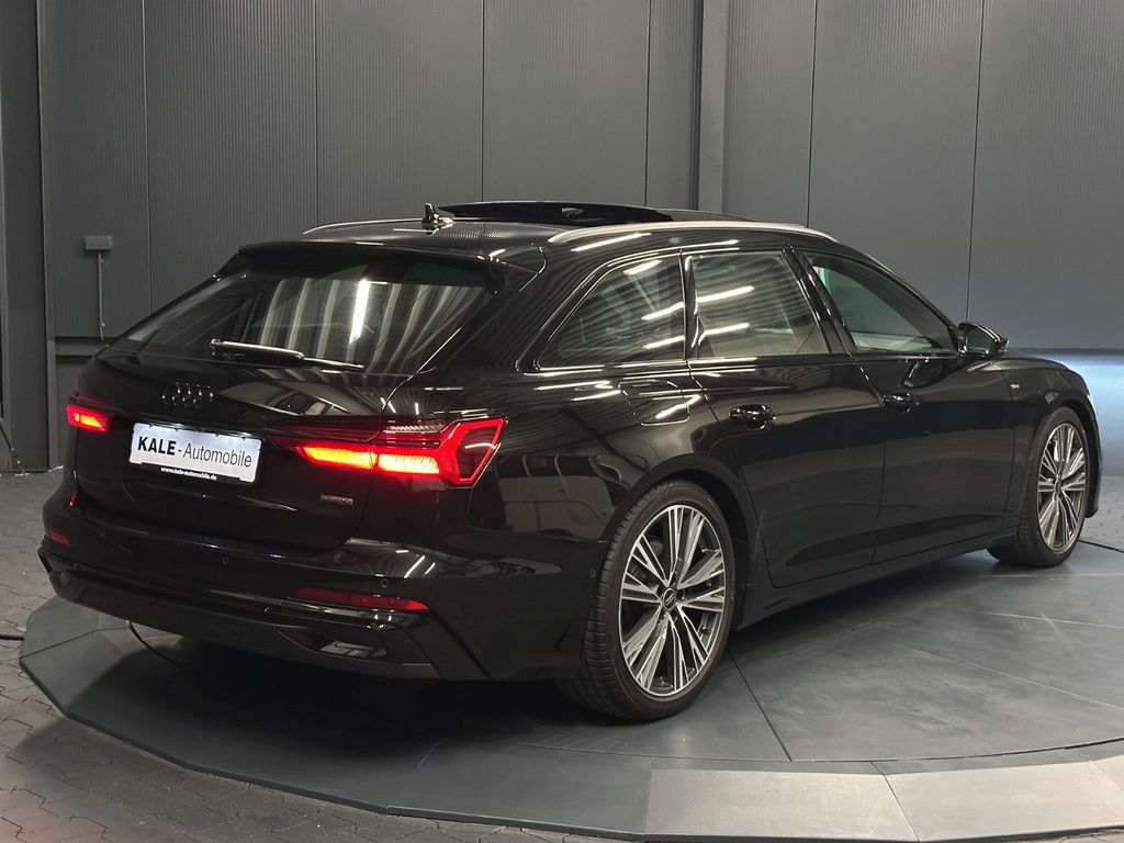 Audi A6 2023 г. Чёрный, пробег 46000 км