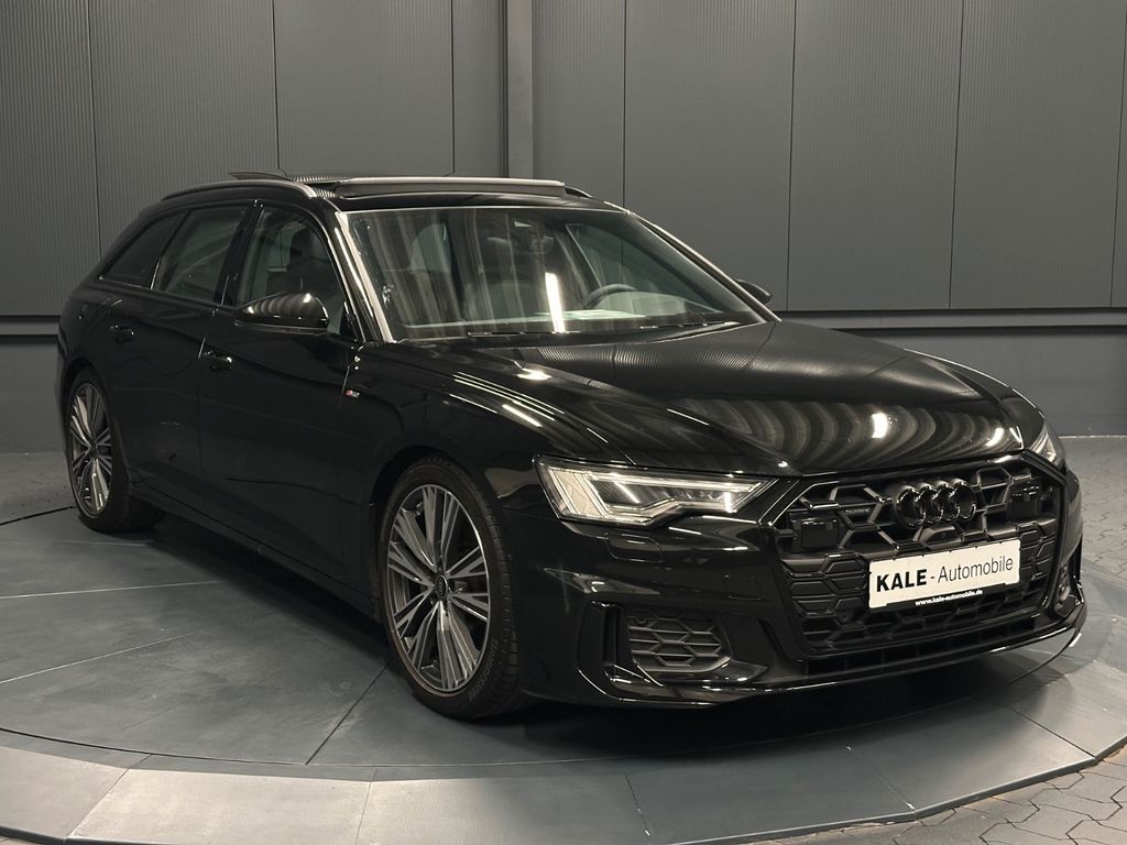 Audi A6 2023 г. Чёрный, пробег 46000 км