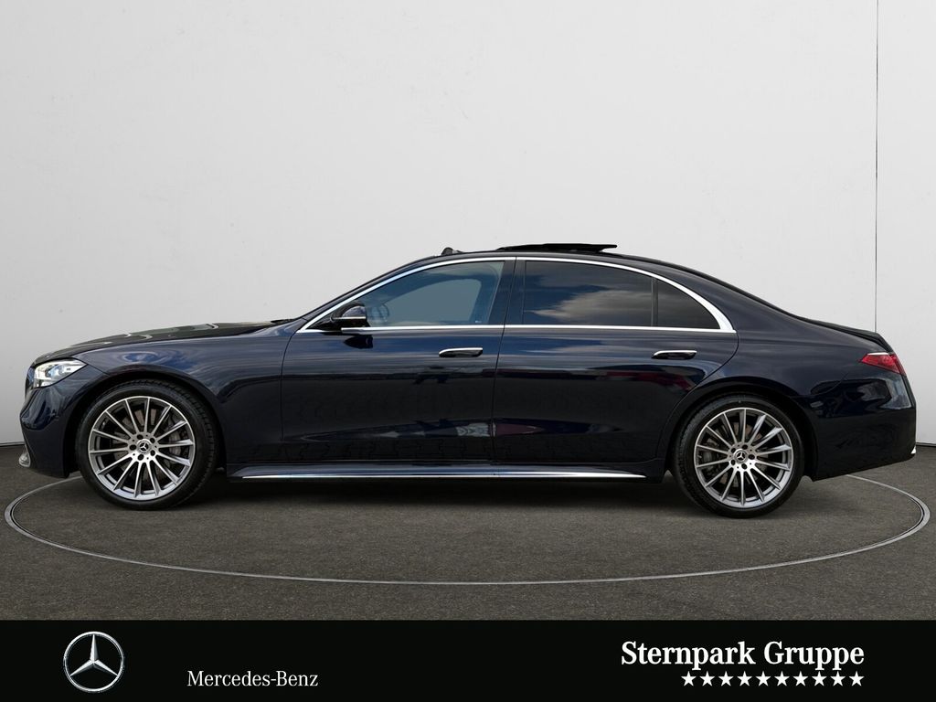 Mercedes-Benz S 500 2024 г. Синий, пробег 51700 км