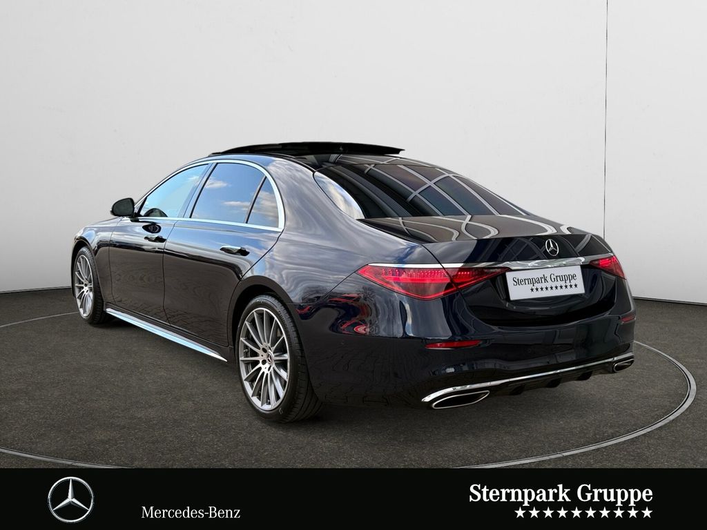 Mercedes-Benz S 500 2024 г. Синий, пробег 51700 км