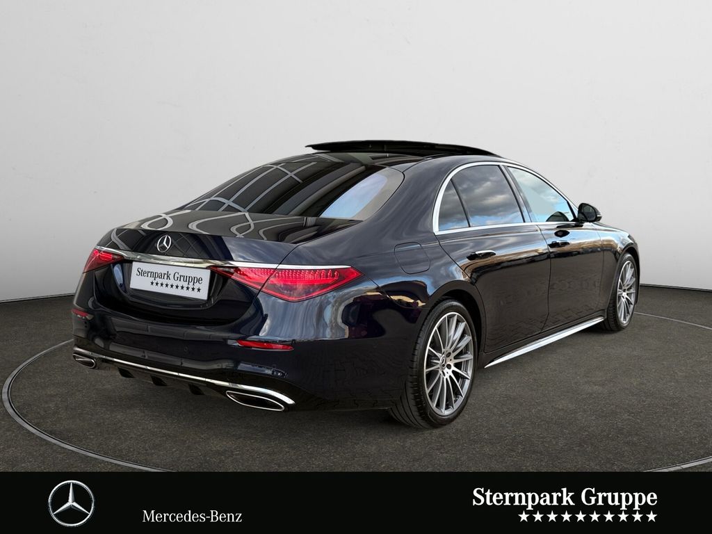 Mercedes-Benz S 500 2024 г. Синий, пробег 51700 км