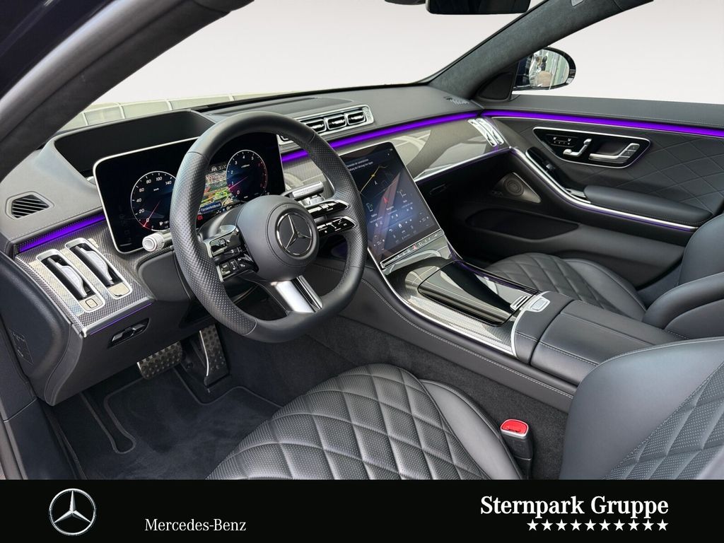 Mercedes-Benz S 500 2024 г. Синий, пробег 51700 км