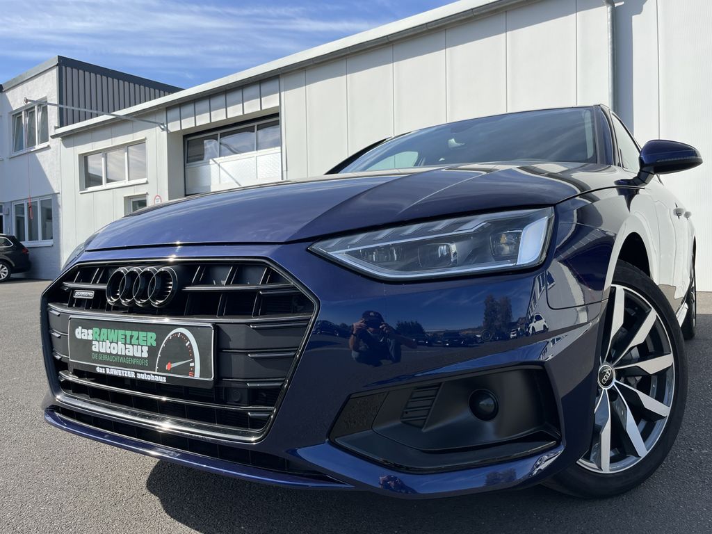 Audi A4 2022 г. Синий, пробег 54681 км