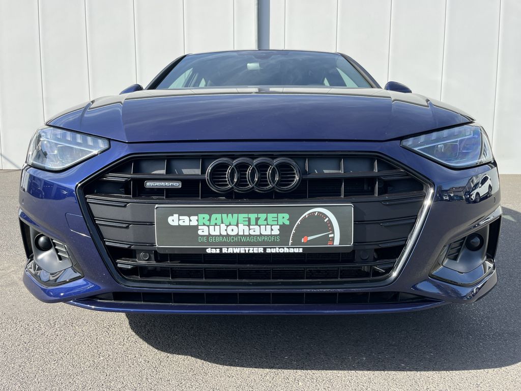 Audi A4 2022 г. Синий, пробег 54681 км