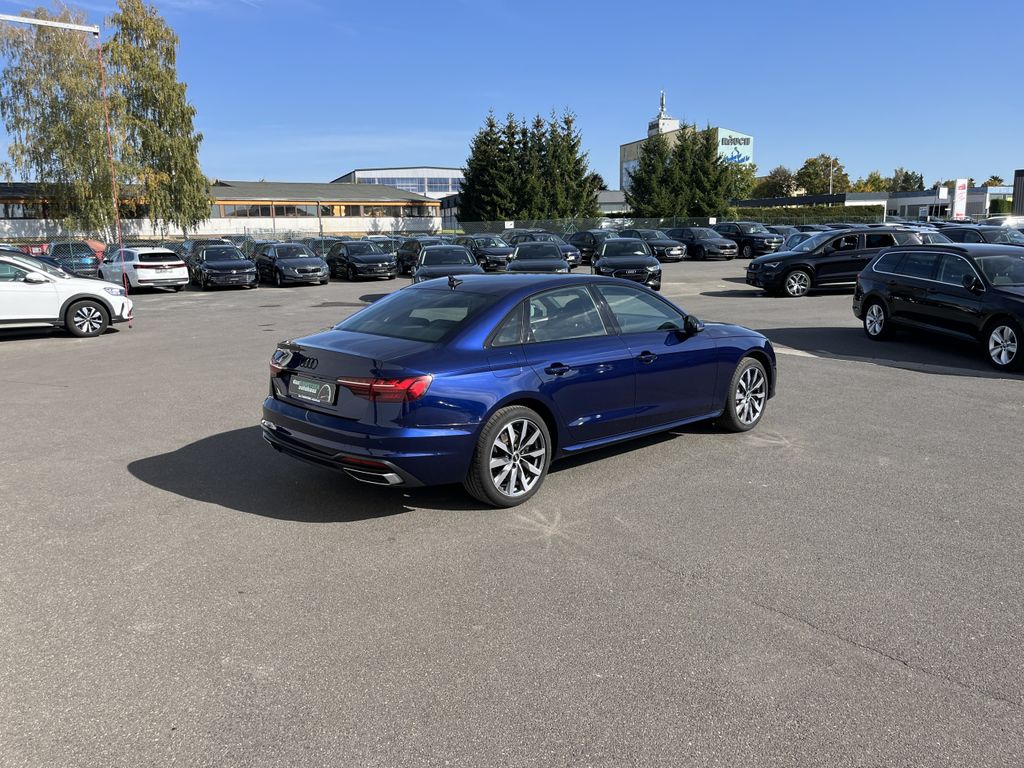 Audi A4 2022 г. Синий, пробег 54681 км