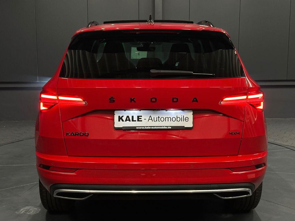 Skoda Karoq 2023 г. Красный, пробег 55000 км