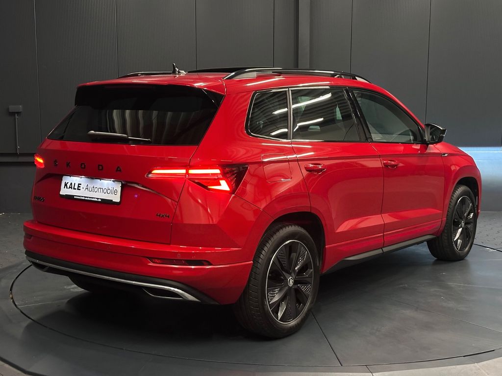 Skoda Karoq 2023 г. Красный, пробег 55000 км