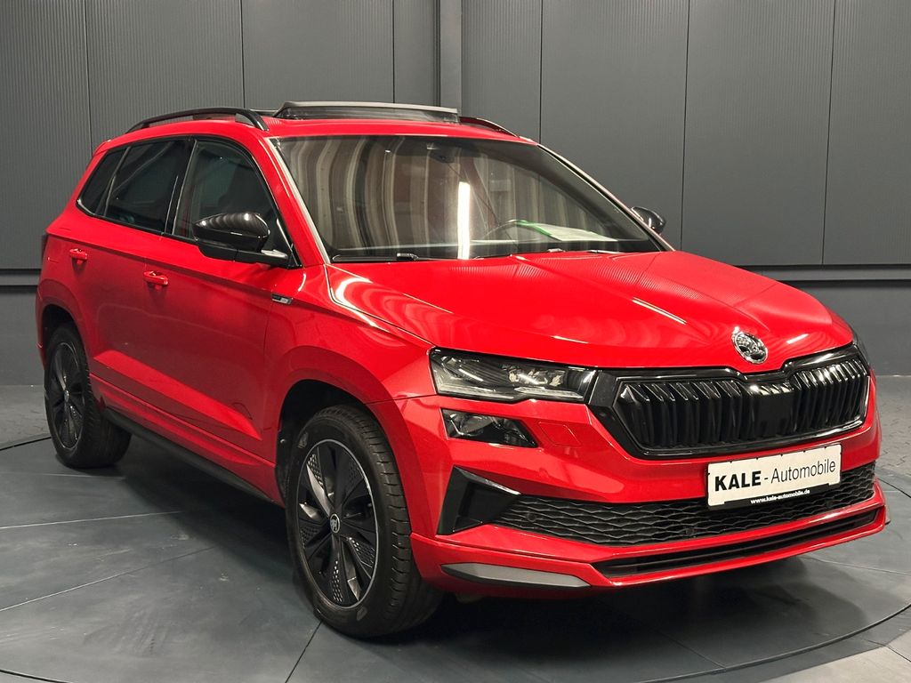 Skoda Karoq 2023 г. Красный, пробег 55000 км