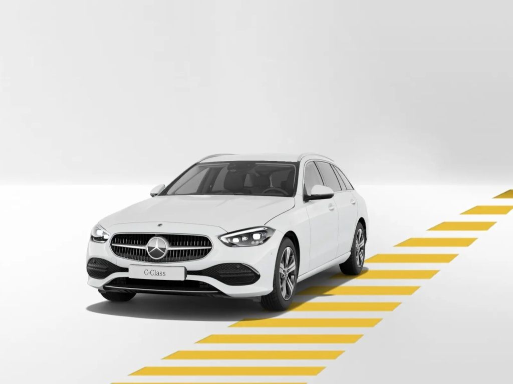 Mercedes-Benz C 200 2022 г. Белый, пробег 50494 км