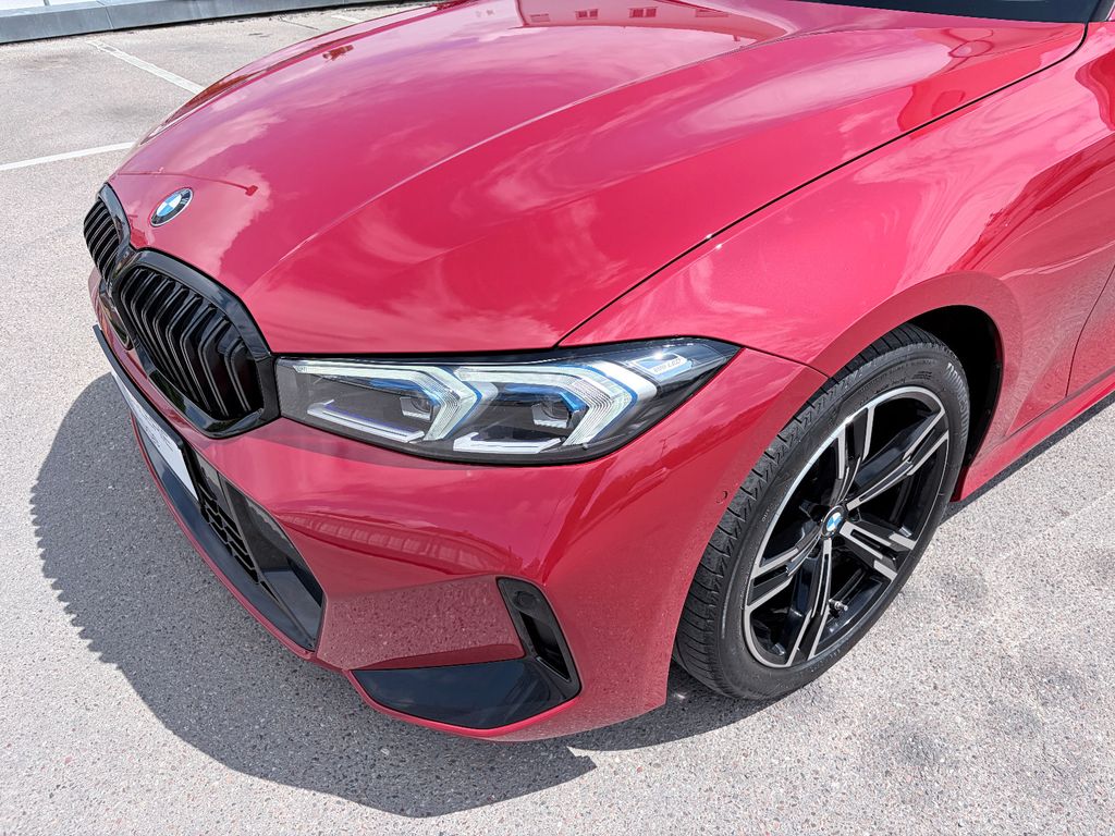 BMW 320 2024 г. Красный, пробег 60000 км