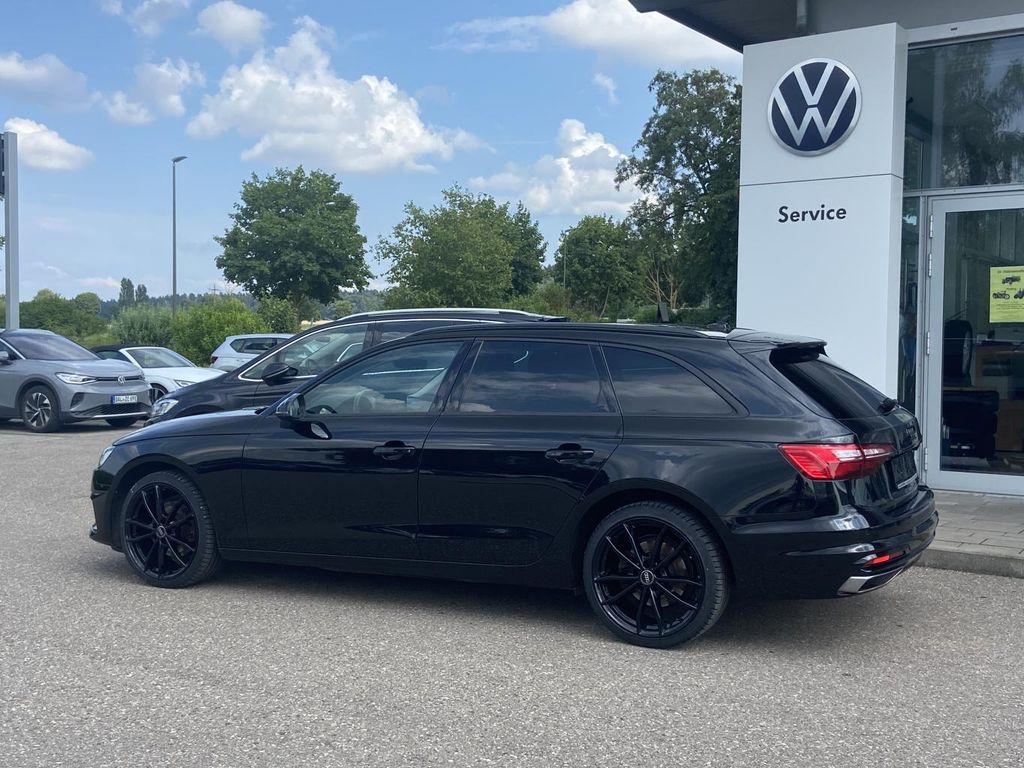 Audi A4 2022 г. Чёрный, пробег 46860 км