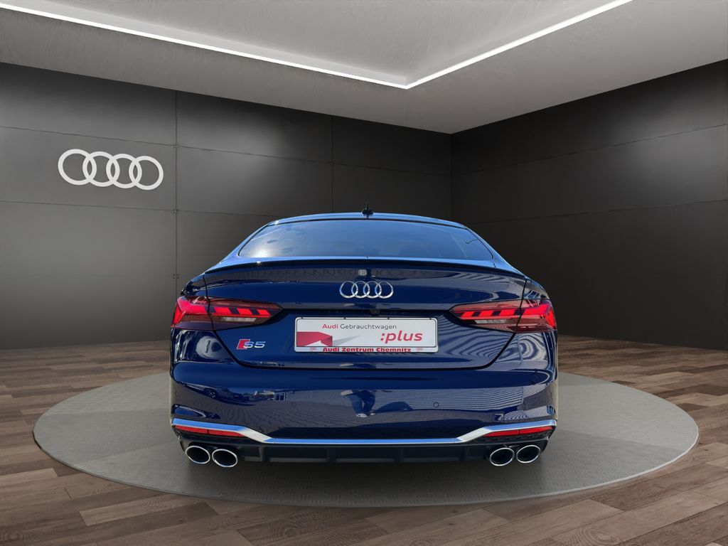 Audi S5 2023 г. Синий, пробег 40745 км