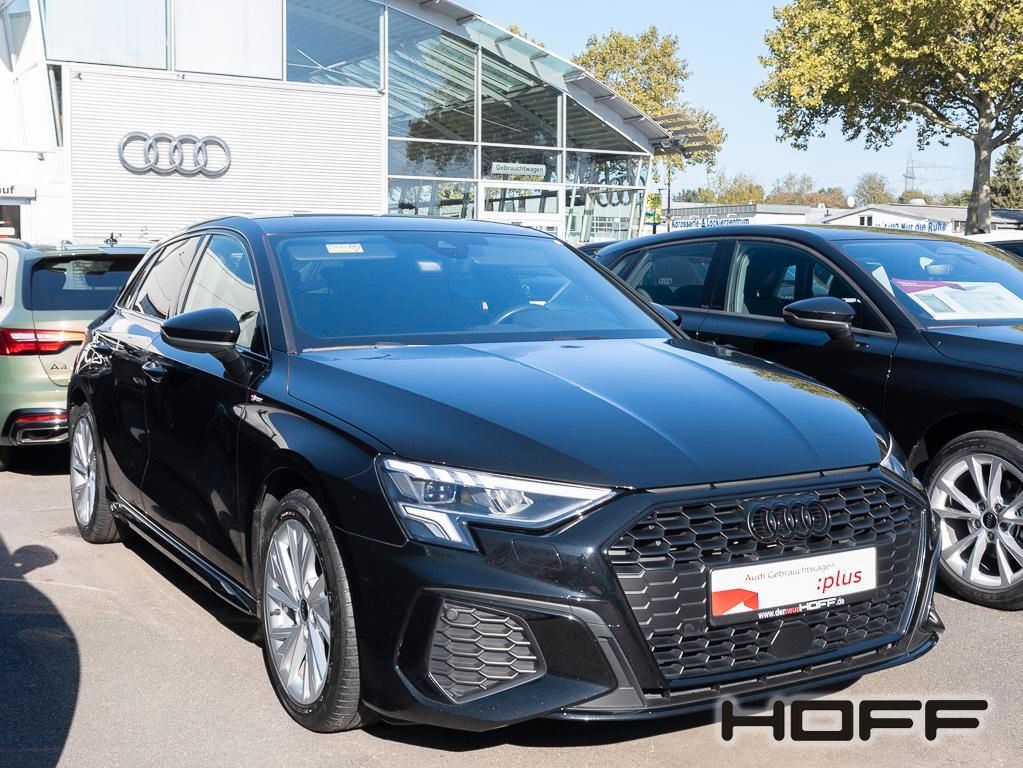 Audi A3 2023 г. Чёрный, пробег 41000 км