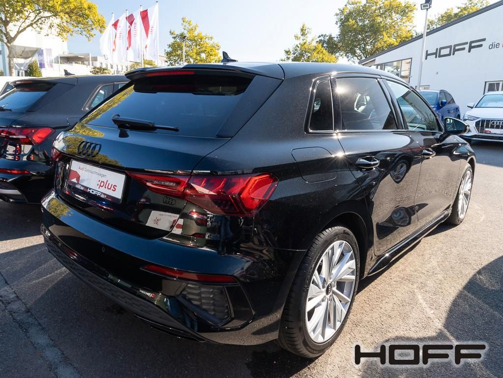 Audi A3 2023 г. Чёрный, пробег 41000 км