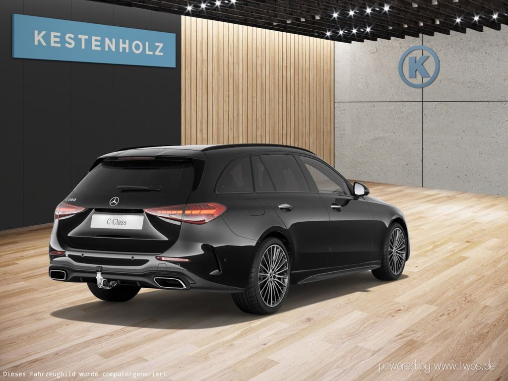 Mercedes-Benz C 200 2024 г. Чёрный, пробег 6567 км