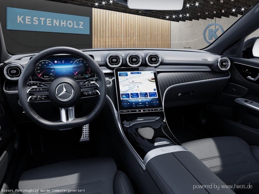 Mercedes-Benz C 200 2024 г. Чёрный, пробег 6567 км
