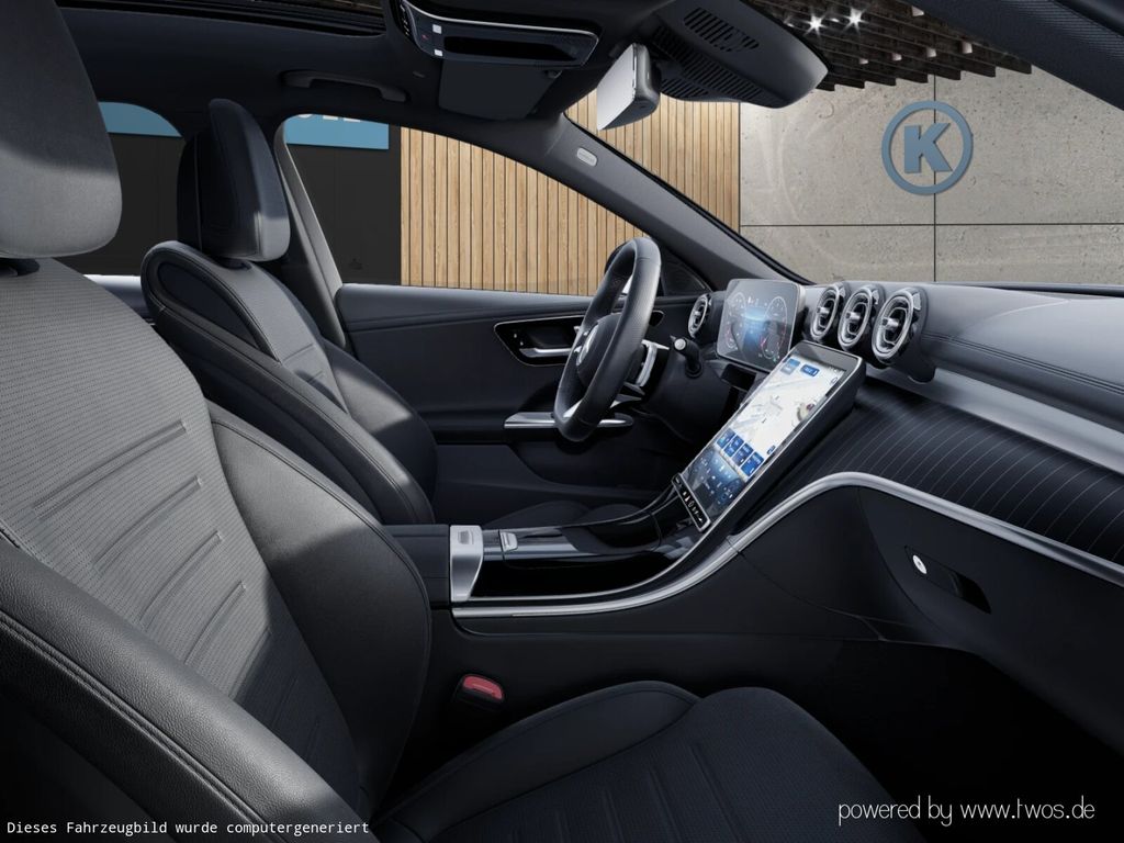 Mercedes-Benz C 200 2024 г. Чёрный, пробег 6567 км