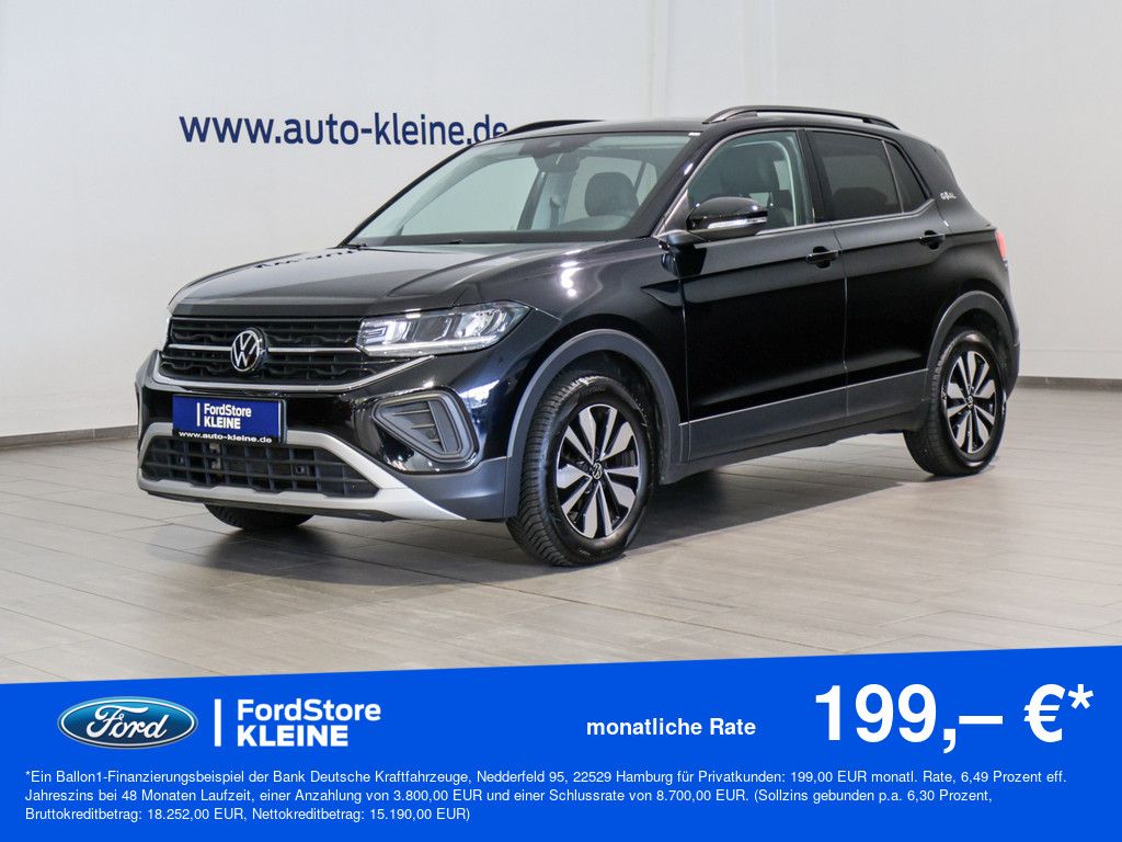 Volkswagen T-Cross 2025 г. Чёрный, пробег 55286 км