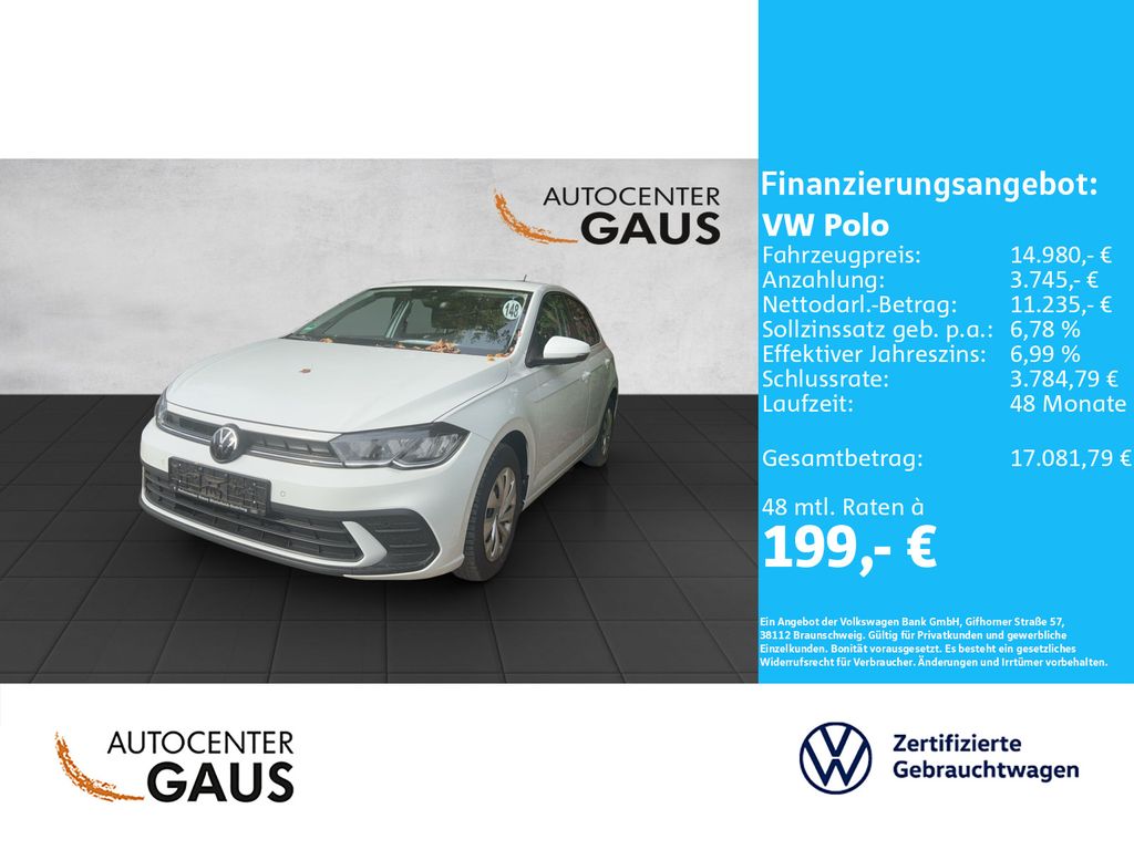 Volkswagen Polo 2023 г. Белый, пробег 18297 км