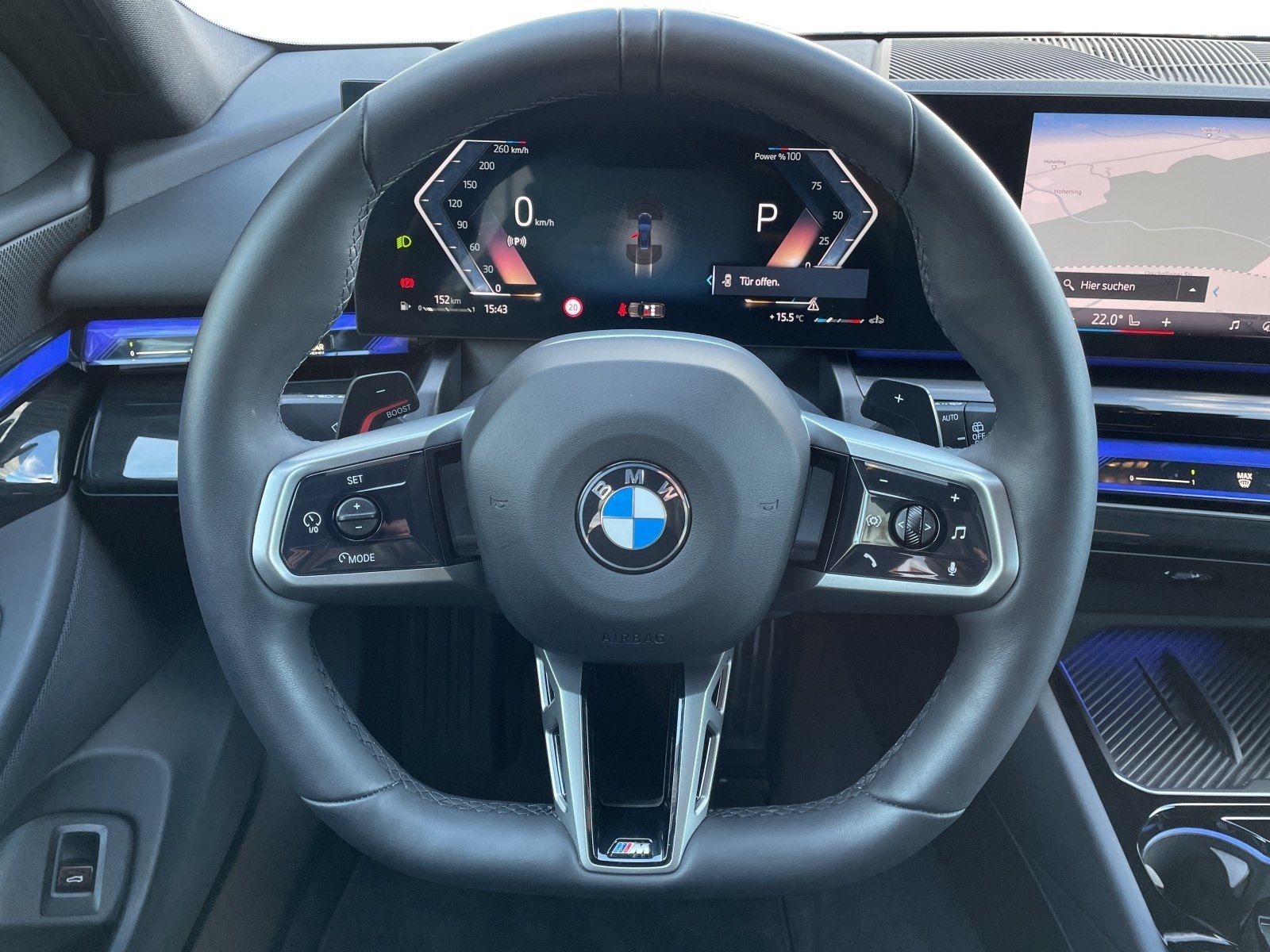 BMW 520 2026 г. Чёрный, пробег 15120 км