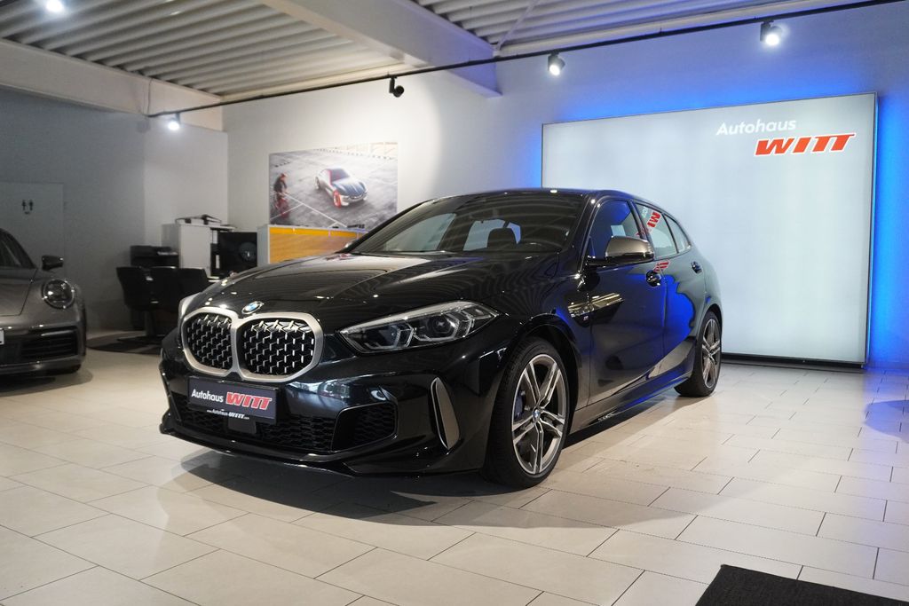 BMW M135 2022 г. Чёрный, пробег 38520 км